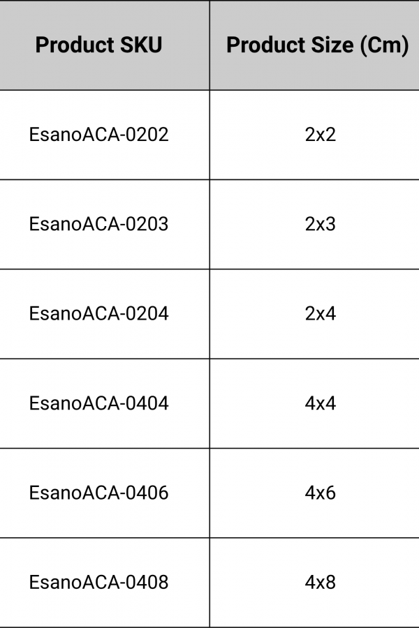 Esano 4275 Product Size